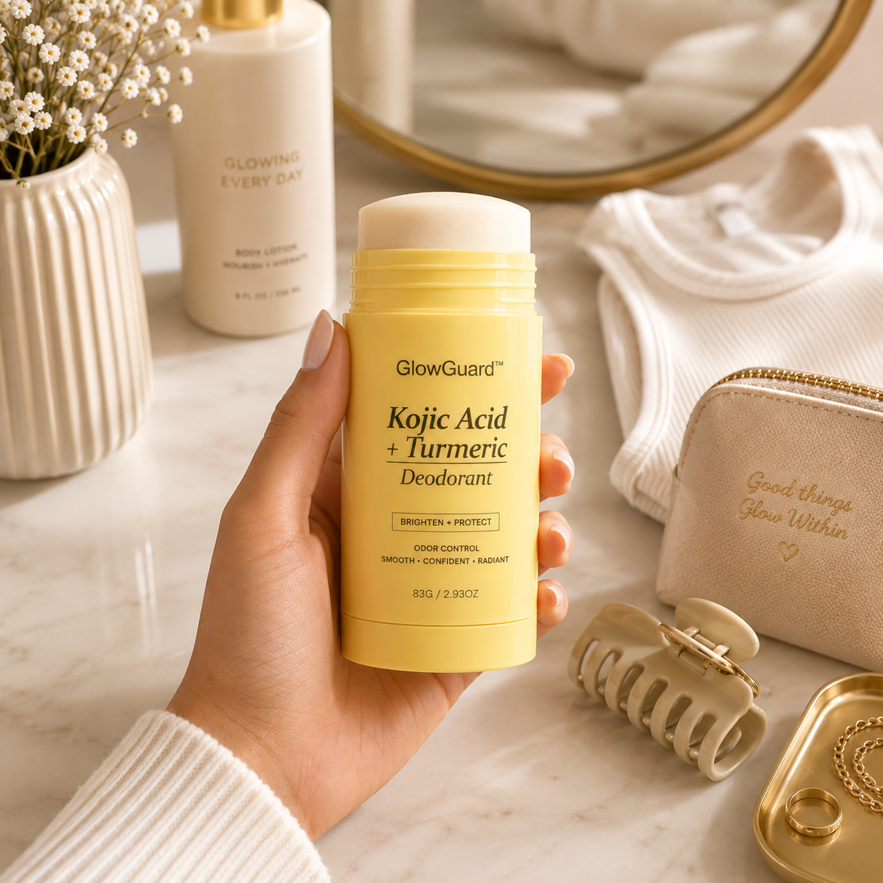 GlowGuard™ - Kojic Acid + Turmeric Deodorant