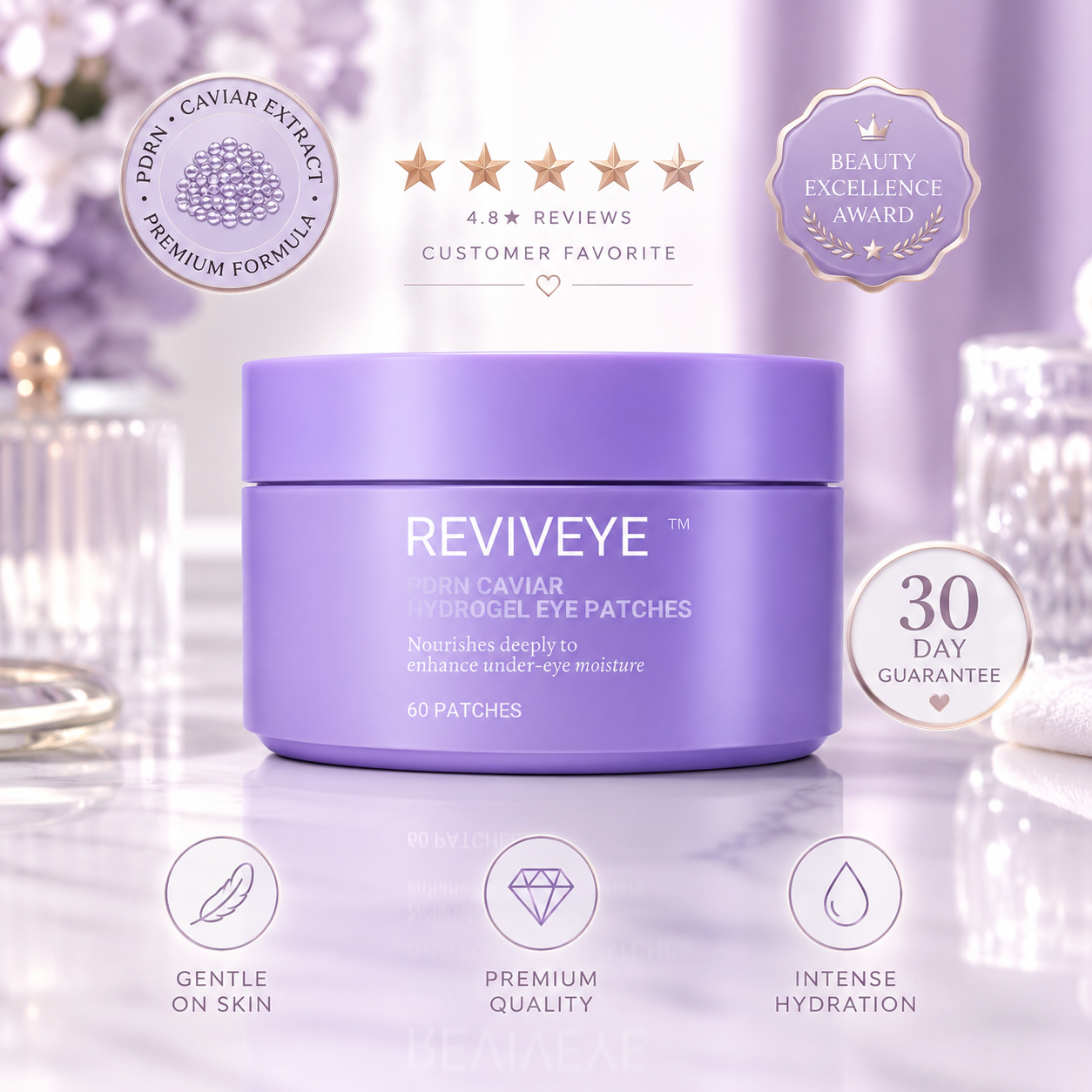 Reviveye™ - Caviar PDRN Nourishing Eye Patches