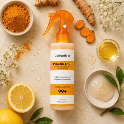 GoldenHour™ - Kojic Acid + Turmeric Exfoliating Spray