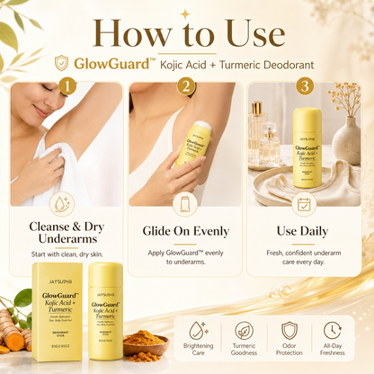 GlowGuard™ - Kojic Acid + Turmeric Deodorant