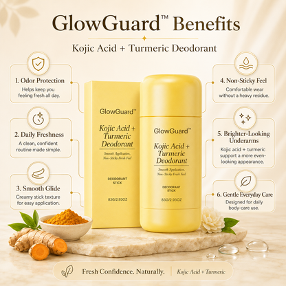GlowGuard™ - Kojic Acid + Turmeric Deodorant