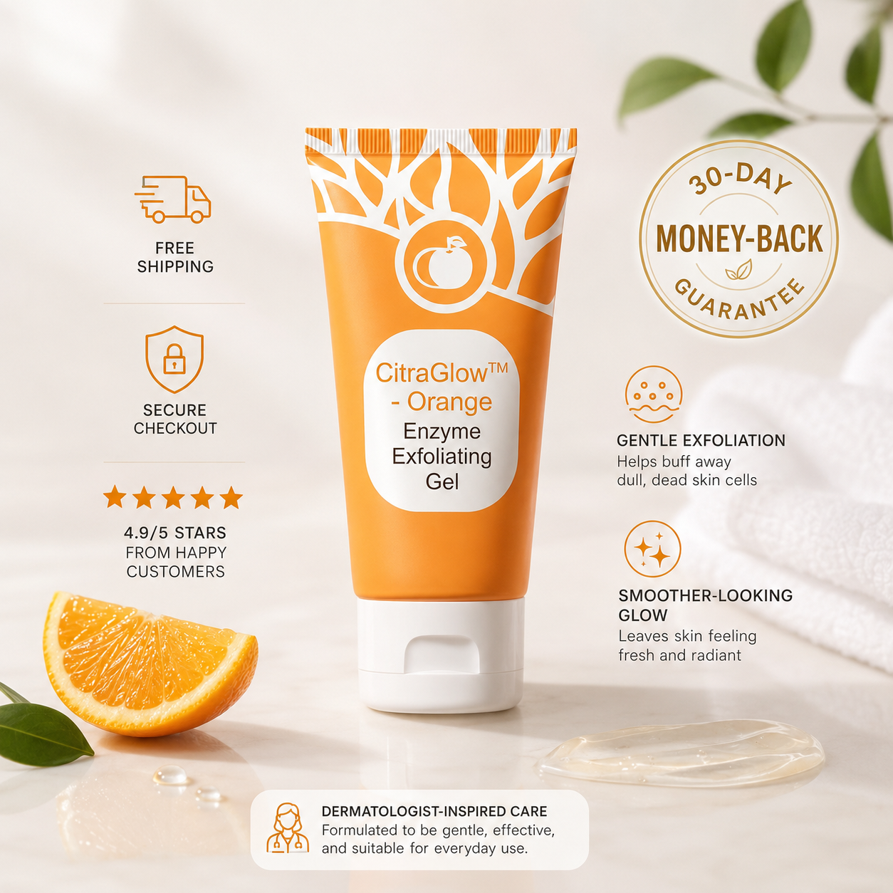 CitraGlow™ - Orange Enzyme Exfoliating Gel