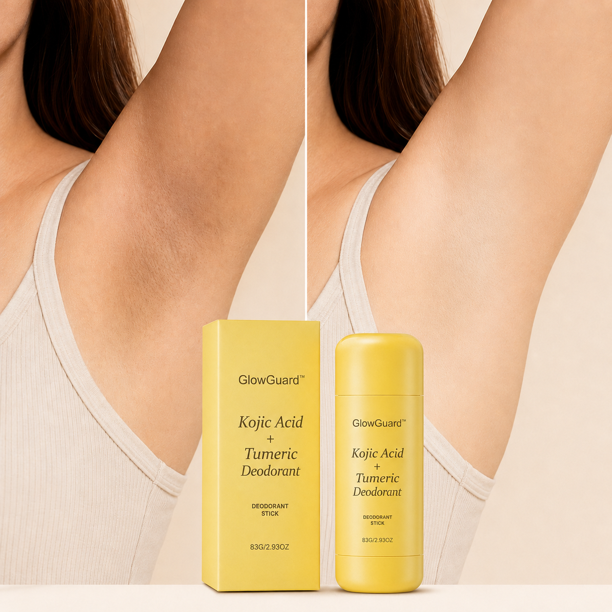 GlowGuard™ - Kojic Acid + Turmeric Deodorant